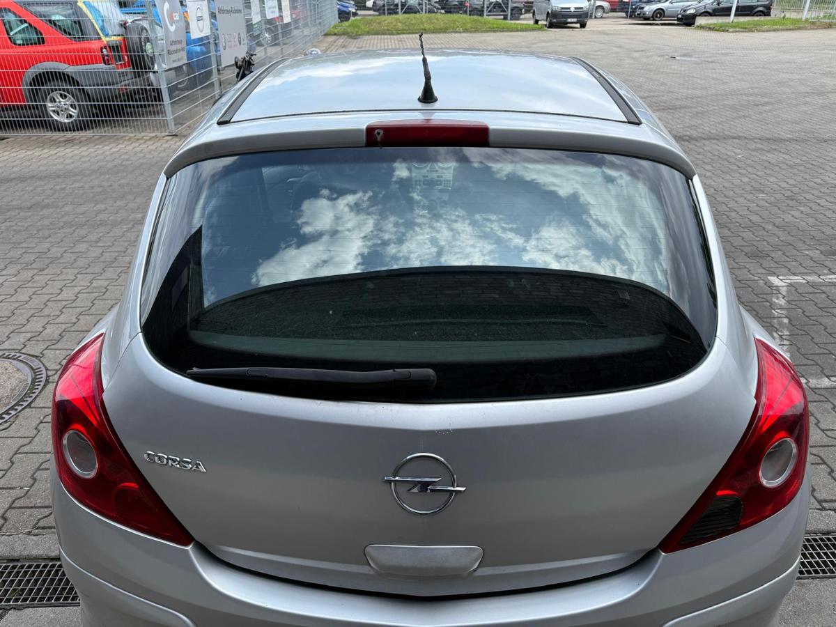 Opel Corsa D original Heckklappe mit Scheibe Z157 Starsilber 3Türer Rohbau BJ08